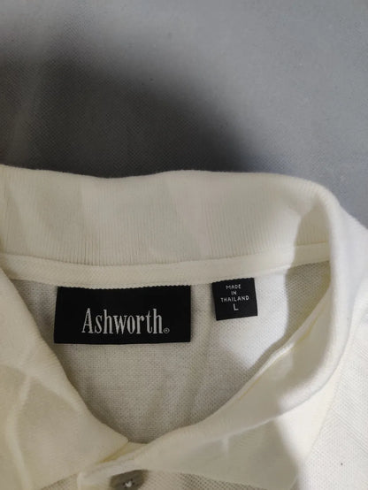 Ashworth Men Sport White Polo T Shirt L – Preloved Labels (view 3)