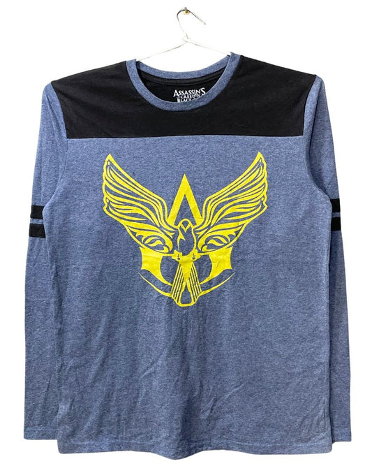 Assassins Creed Gray Cotton T Shirt For Men M - Preloved Labels