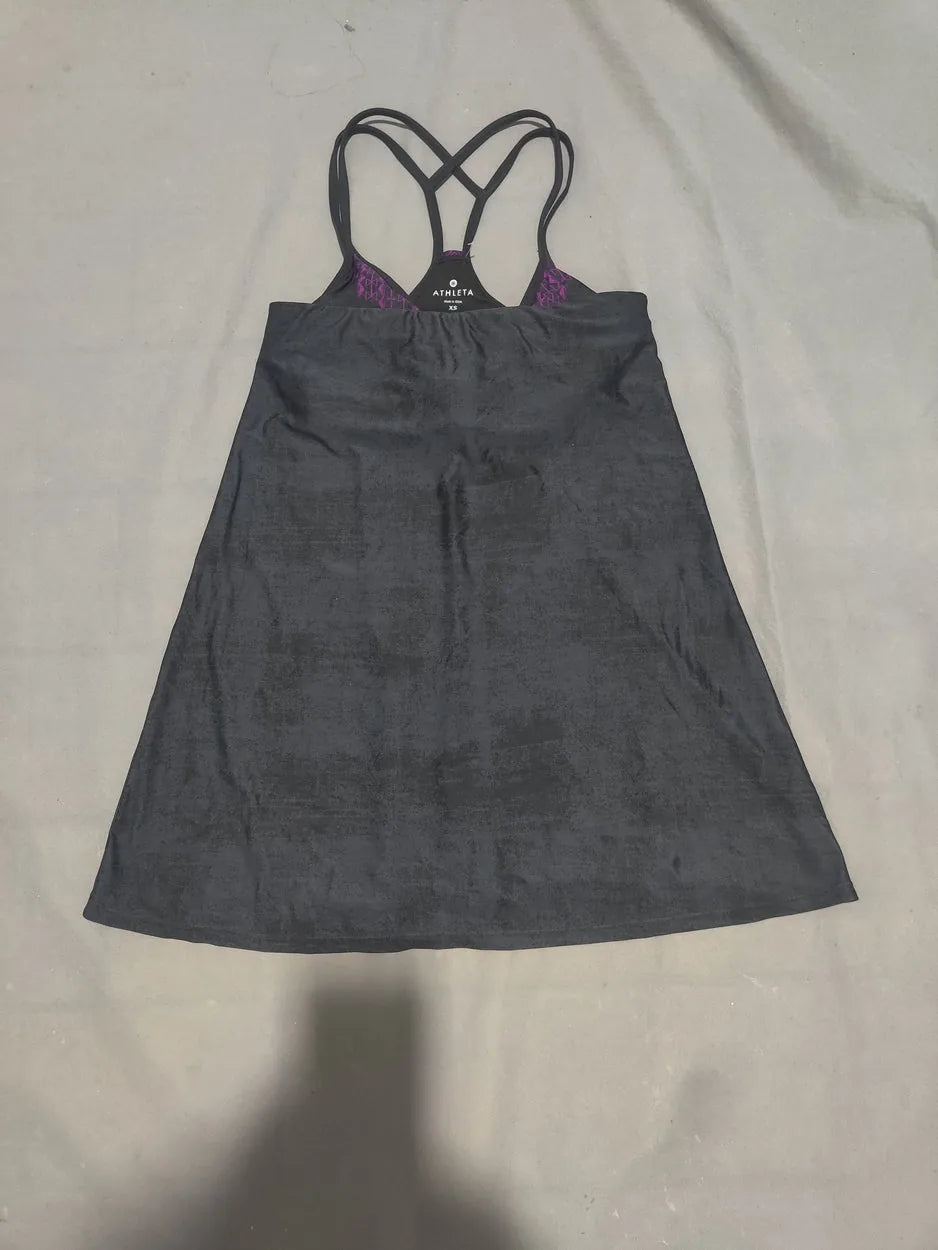 Athleta Women Gray Sport Top Bra XS – Preloved Labels (view 2)