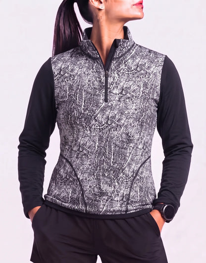 Avia Women Polyester Gray Black Sweatshirt M – Preloved Labels