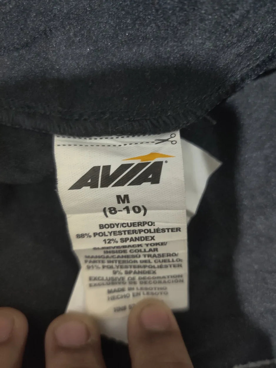 Avia Women Polyester Gray Black Sweatshirt M – Preloved Labels (view 2)