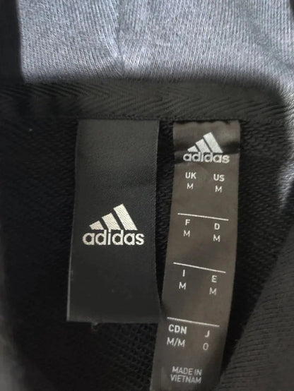 Adidas Men Cotton Fleece Black Hoodie M – Preloved Labels (view 3)