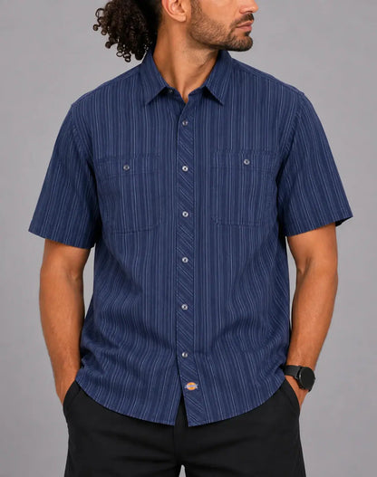 Dickies Men Cotton Blue Shirt XL – Preloved Labels