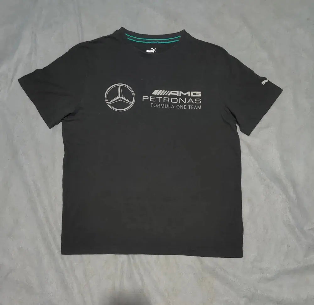 Puma Men Cotton Black T Shirt L – Preloved Labels (view 2)