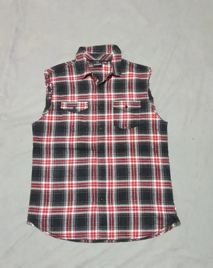 Burnside Men Cotton Red Vest Shirt L – Preloved Labels (view 2)