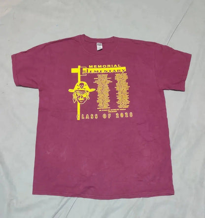 Gildan Men Cotton Maroon T Shirt L – Preloved Labels (view 2)