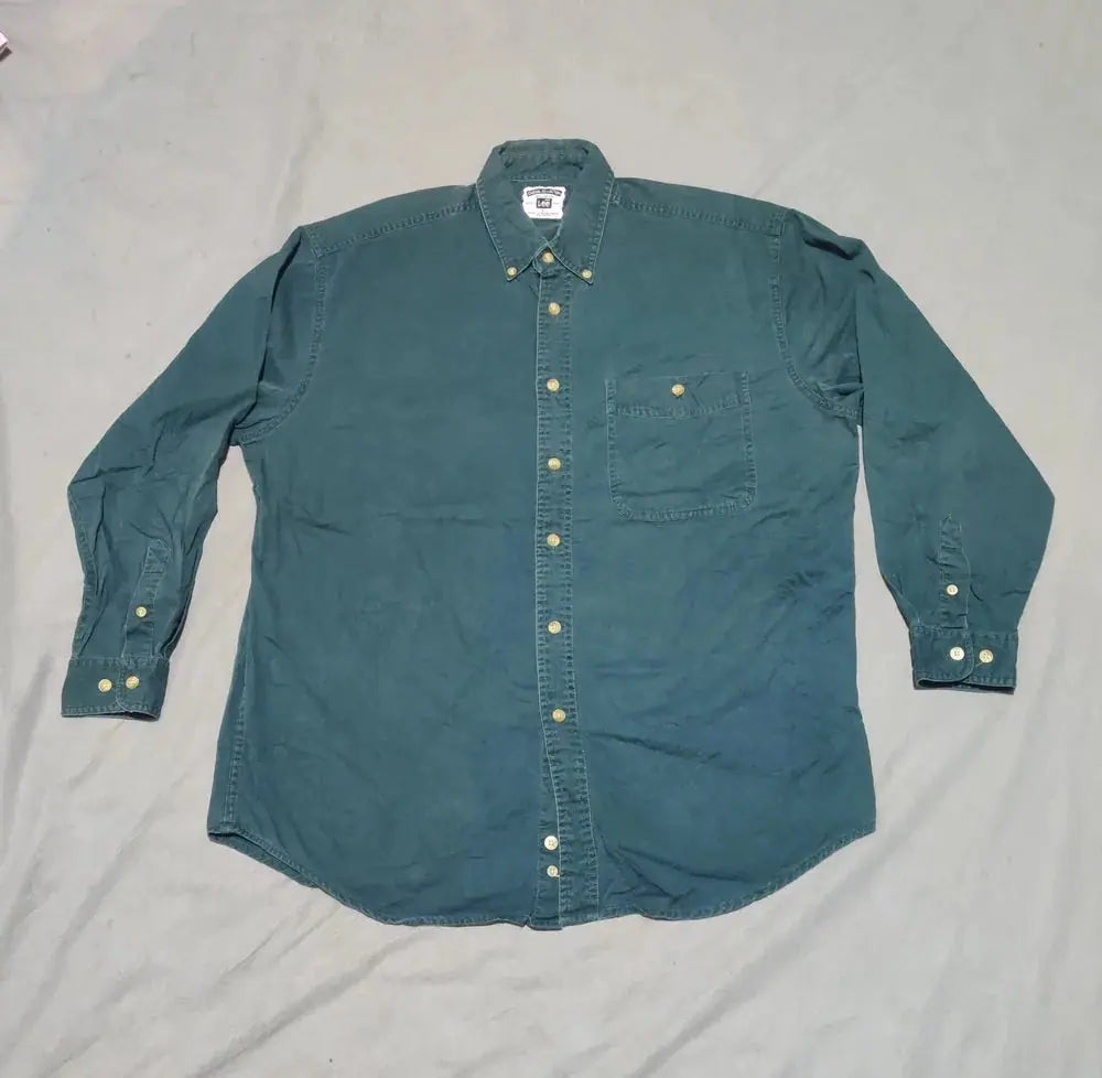 Lee Men Cotton Green Shirt L – Preloved Labels (view 2)