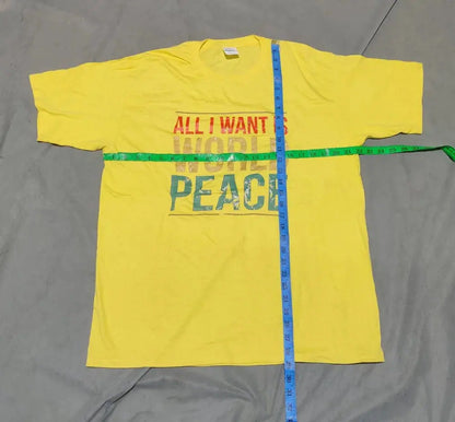 Port & Company Men Cotton Yellow T Shirt L – Preloved Labels (view 4)