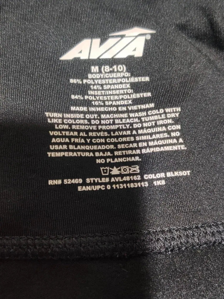 Avta Women Black Sport Tights – Preloved Labels (view 4)