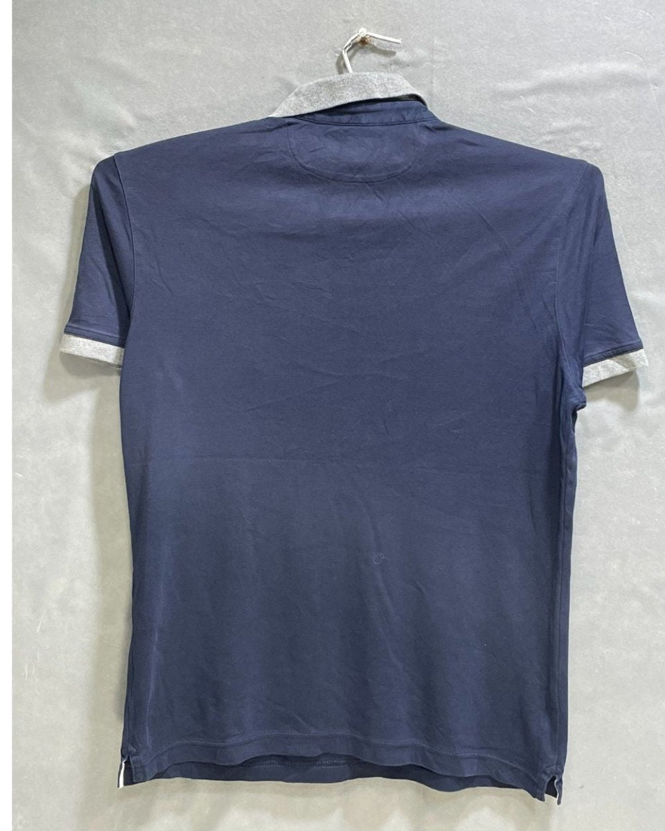 Banana Republic Blue Cotton Polo T Shirt For Men Small - Preloved Labels