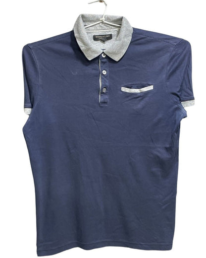 Banana Republic Blue Cotton Polo T Shirt For Men Small - Preloved Labels