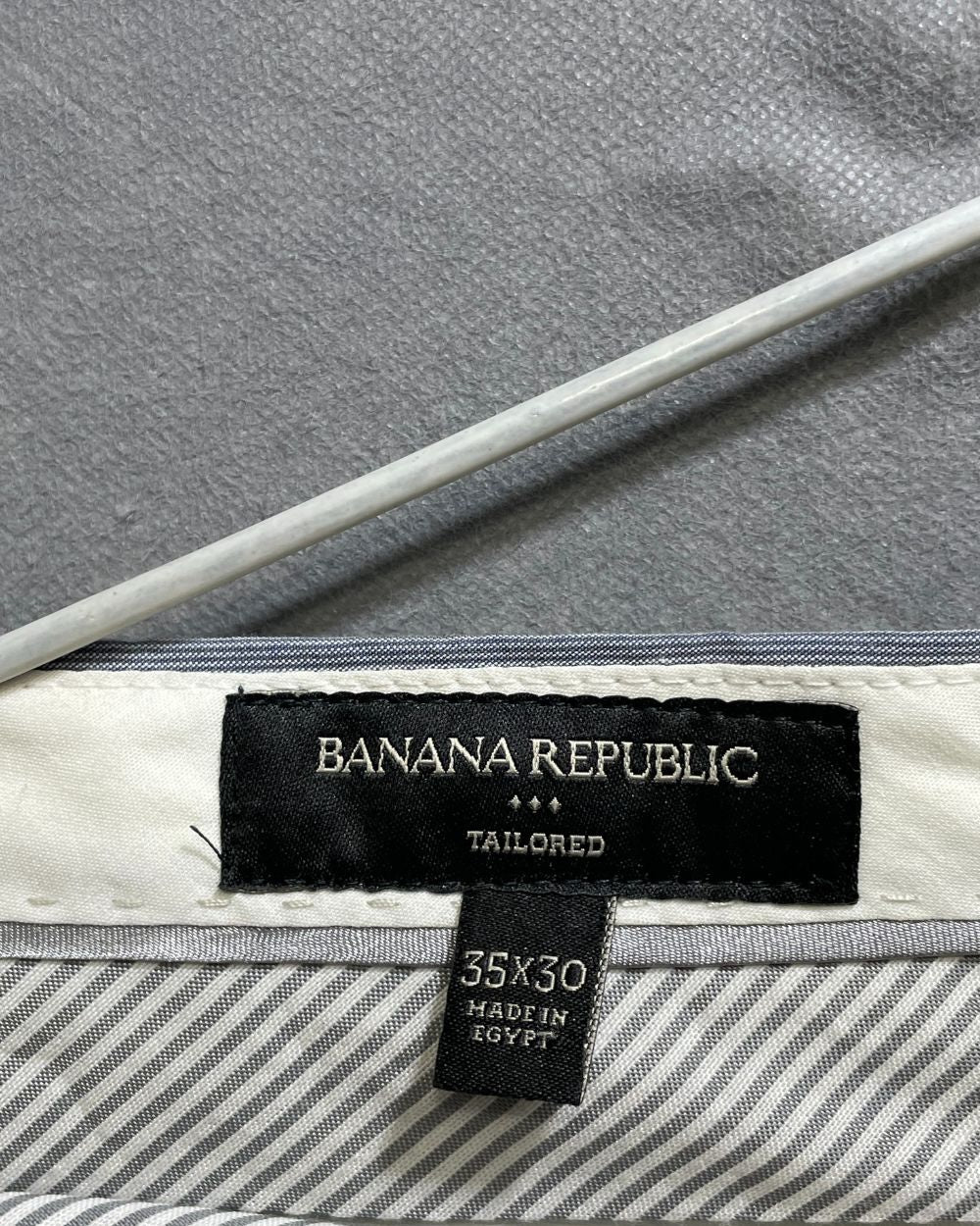 Banana Republic Gray Cotton Dress Pant For Men L - Preloved Labels