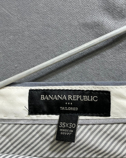 Banana Republic Gray Cotton Dress Pant For Men L - Preloved Labels