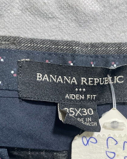 Banana Republic Gray Cotton Dress Pant For Men L - Preloved Labels