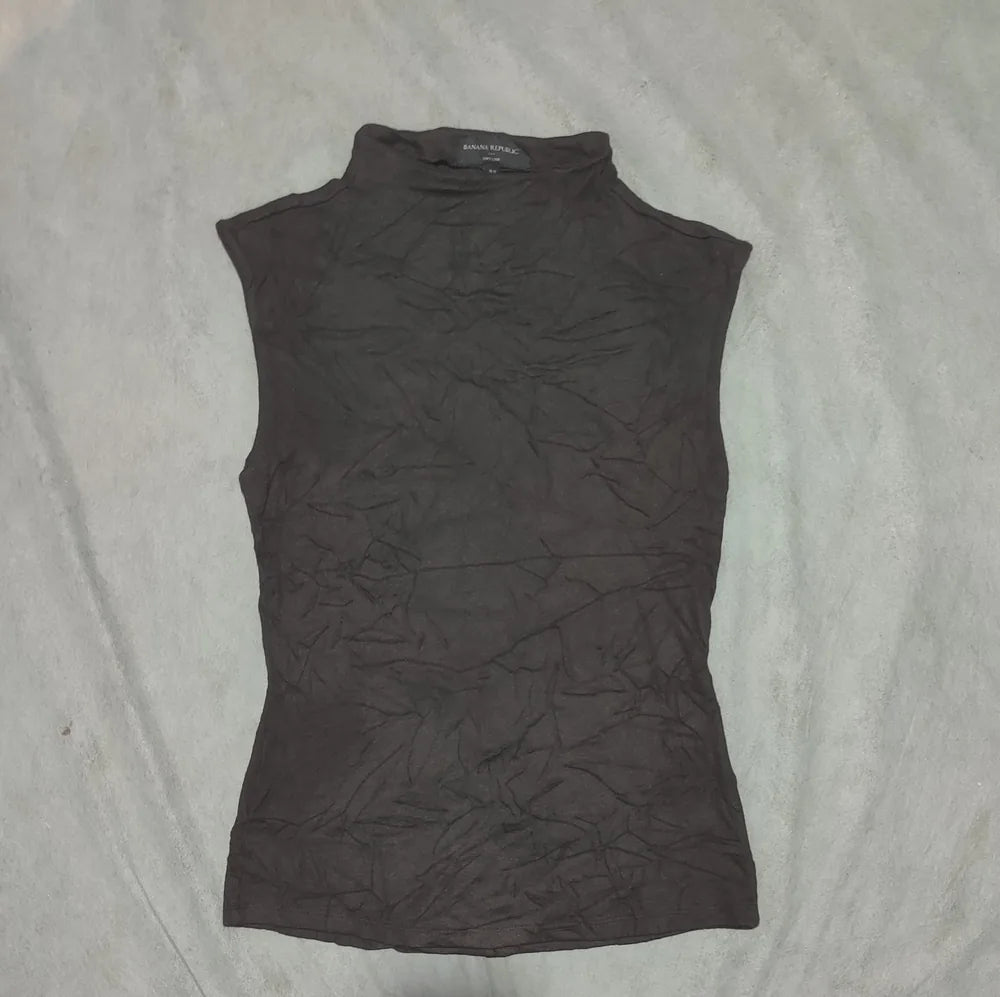 Banana Republic Women Polyester Gray Vest Sweater XS – Preloved Labels (view 3)