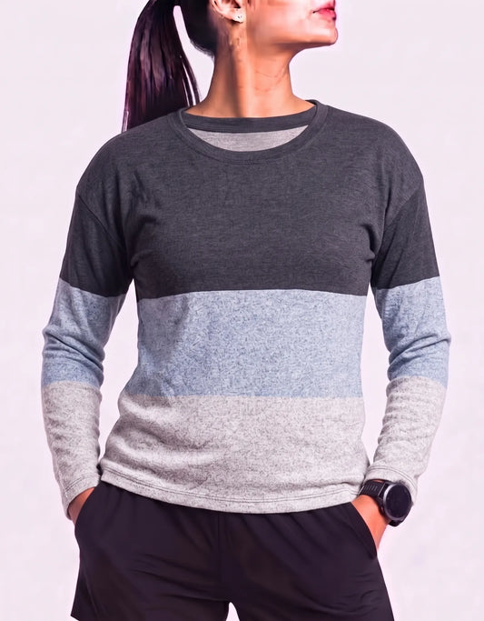 BB Collection Women Polyester Gray Sweater L – Preloved Labels
