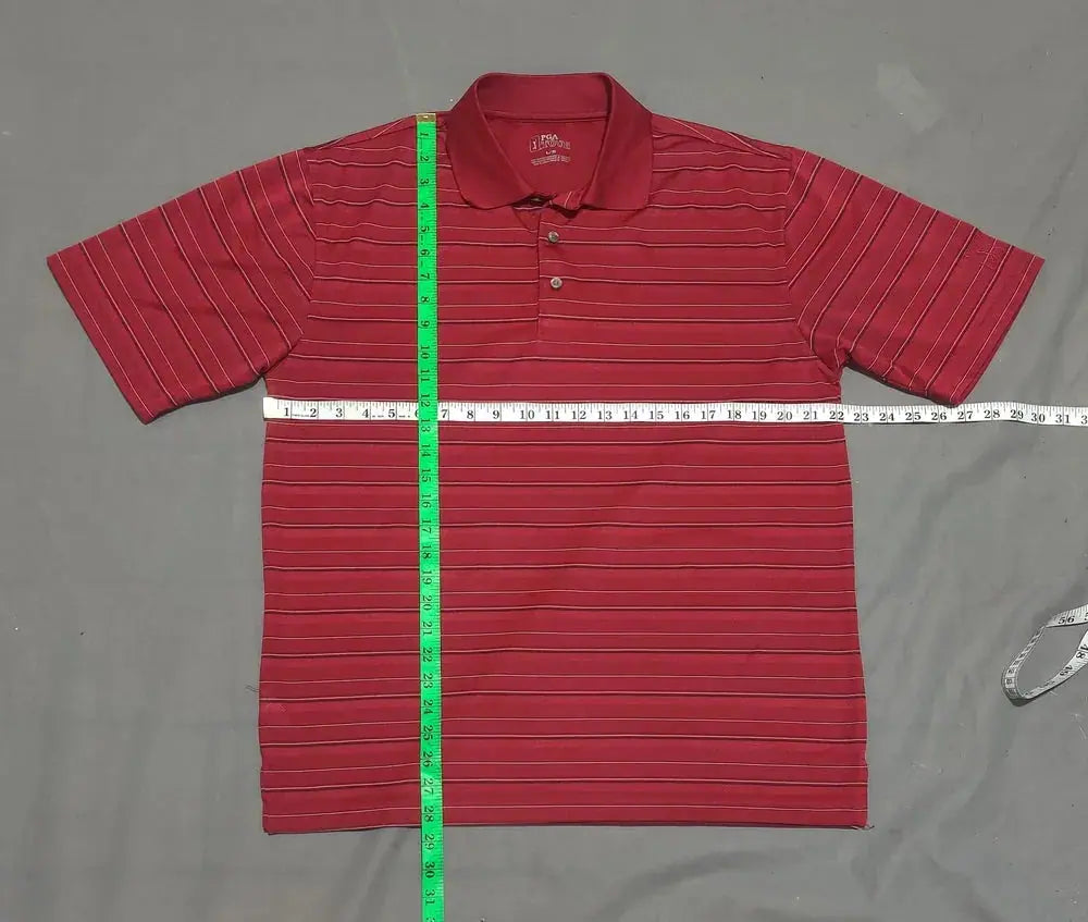 PGA Tour Men Sport Red Polo T Shirt L – Preloved Labels (view 4)