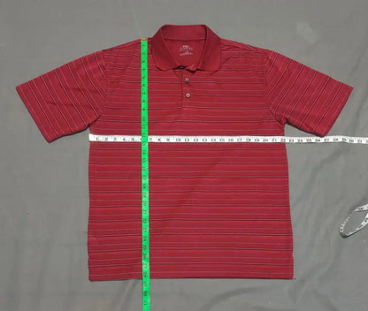 PGA Tour Men Sport Red Polo T Shirt L – Preloved Labels (view 4)