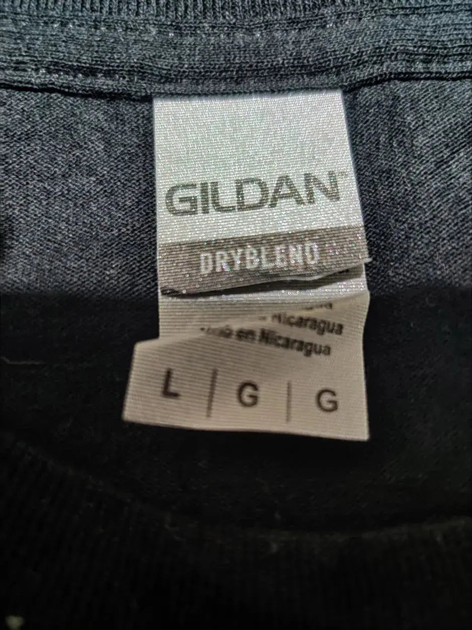 Gildan Men Cotton Black T Shirt L – Preloved Labels (view 3)