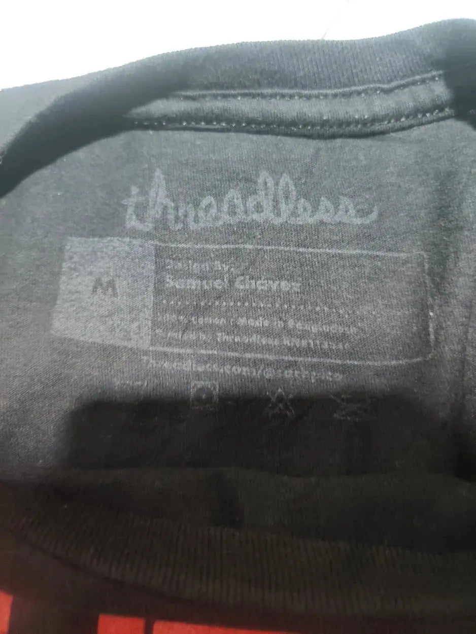 Threadless Men Cotton Black T Shirt M – Preloved Labels (view 3)