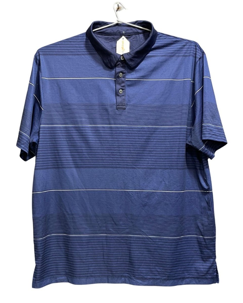 Ben Hogan Blue Polyester Jersey Sport Polo T Shirt For Men X Large - Preloved Labels