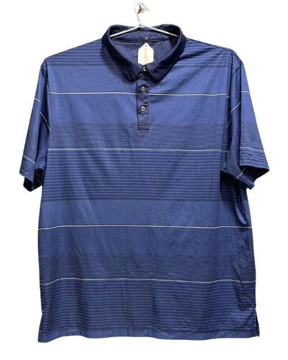 Ben Hogan Blue Polyester Jersey Sport Polo T Shirt For Men X Large - Preloved Labels