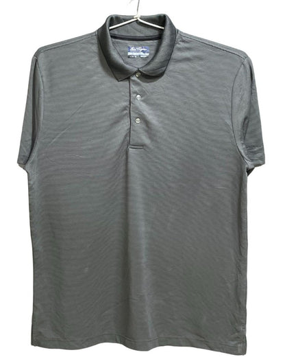 Ben Hogan Grey Polyester Sport Polo T Shirt For Men Large - Preloved Labels