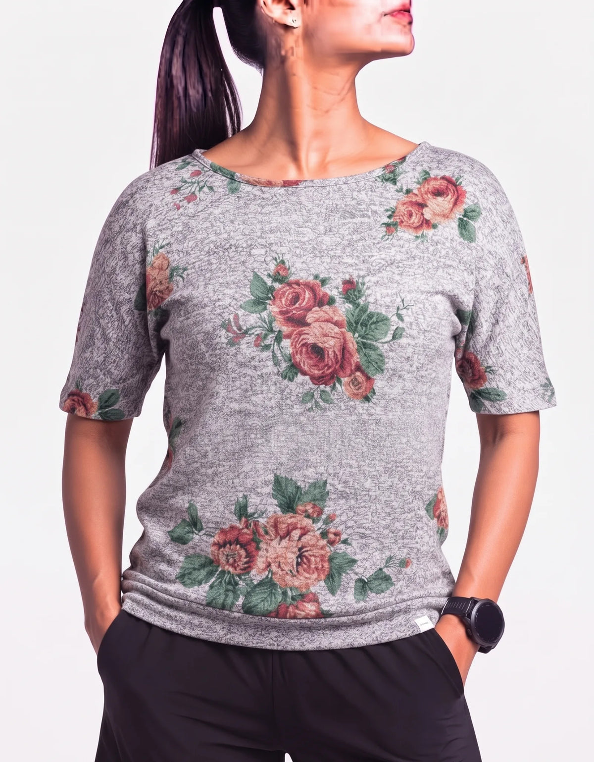 Bobbie Brooks Women Gray Floral Sweater 2XL – Preloved Labels