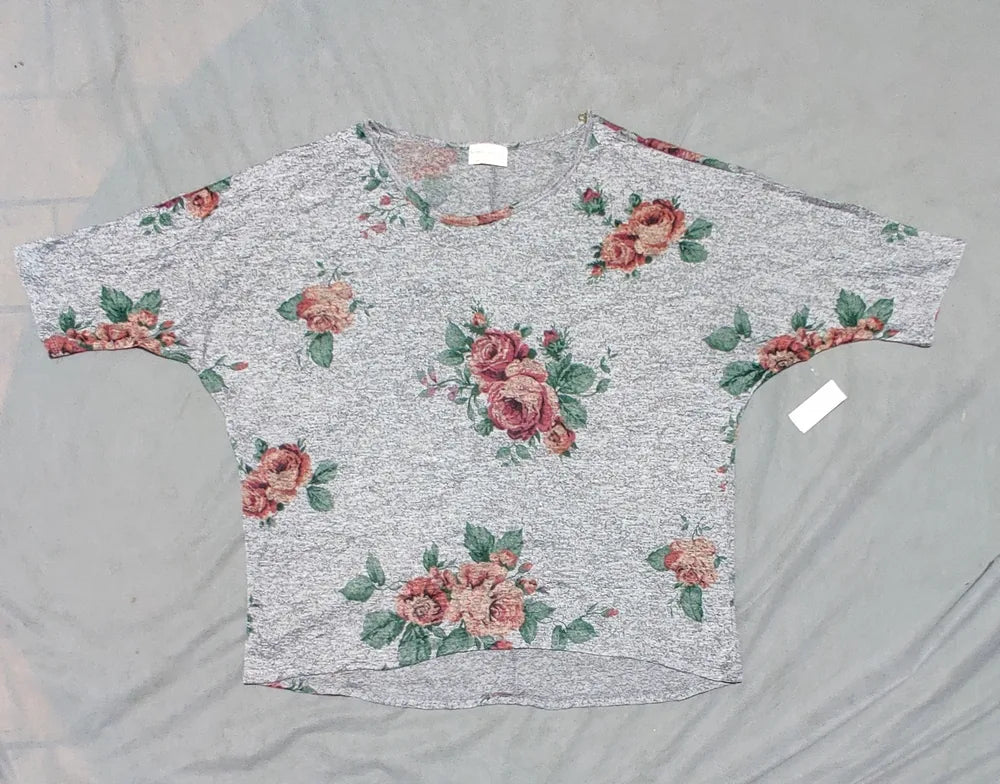 Bobbie Brooks Women Gray Floral Sweater 2XL – Preloved Labels (view 3)