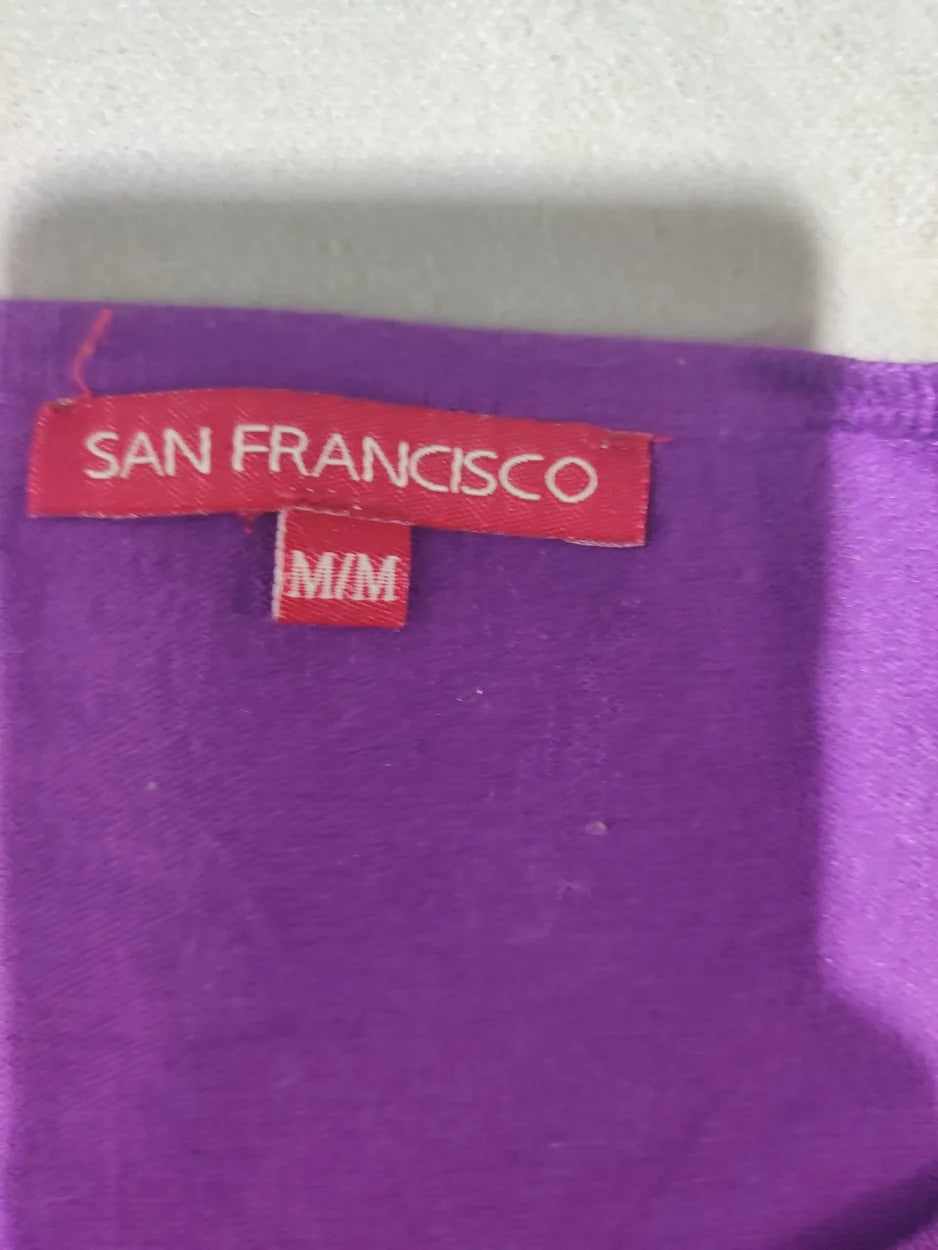 Brooks Women Purple Striped Sweatshirt M – Preloved Labels (view 2)