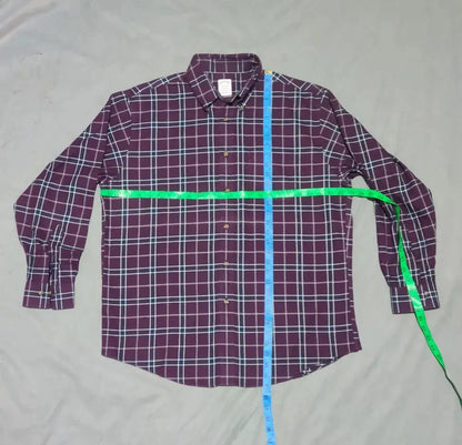 Aroors Brothers Men Cotton Purple Shirt L – Preloved Labels (view 4)