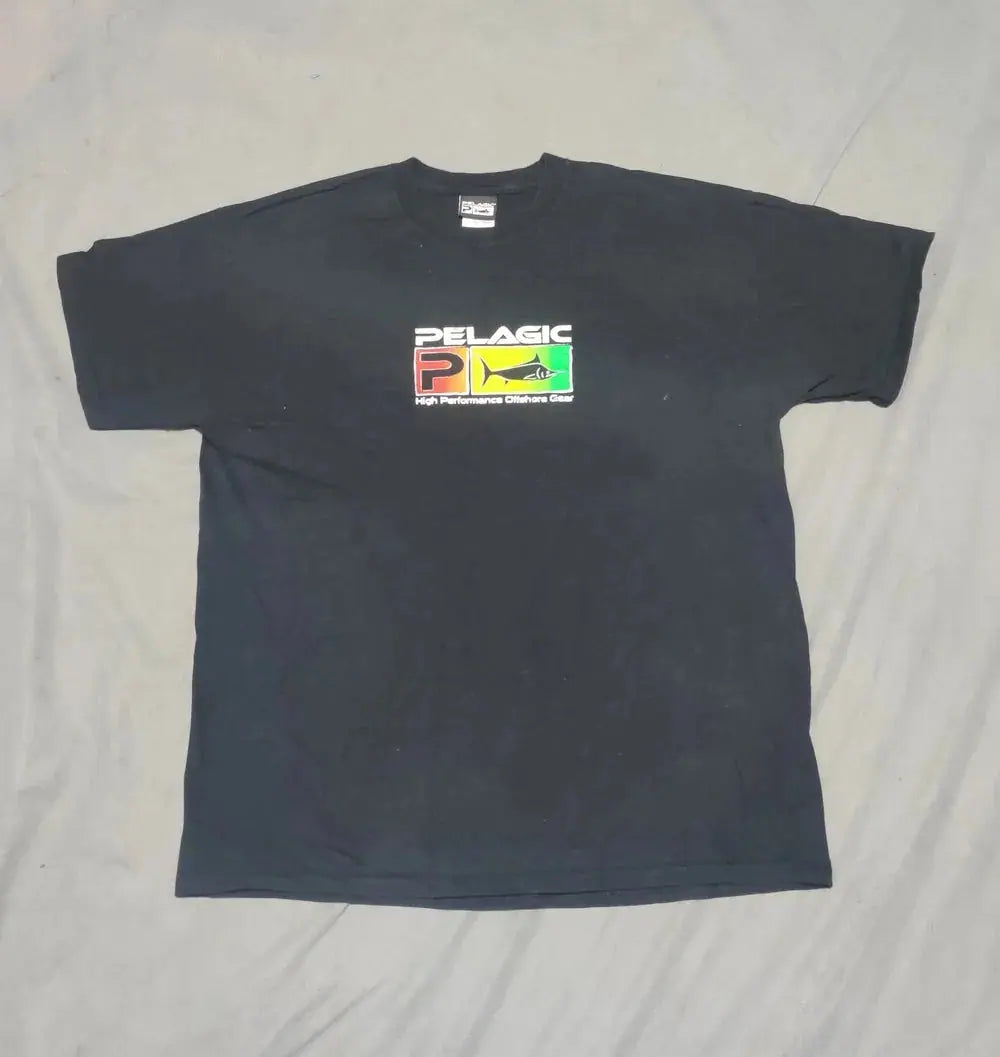 Pelagic Men Cotton Black T Shirt L – Preloved Labels (view 2)
