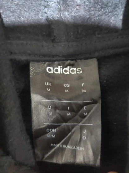 Adidas Men Cotton Fleece Black Hoodie M – Preloved Labels (view 3)
