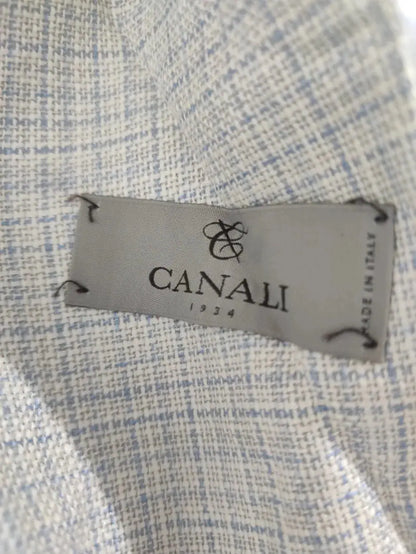 Canali Men Cotton Gray Coat M – Preloved Labels (view 3)