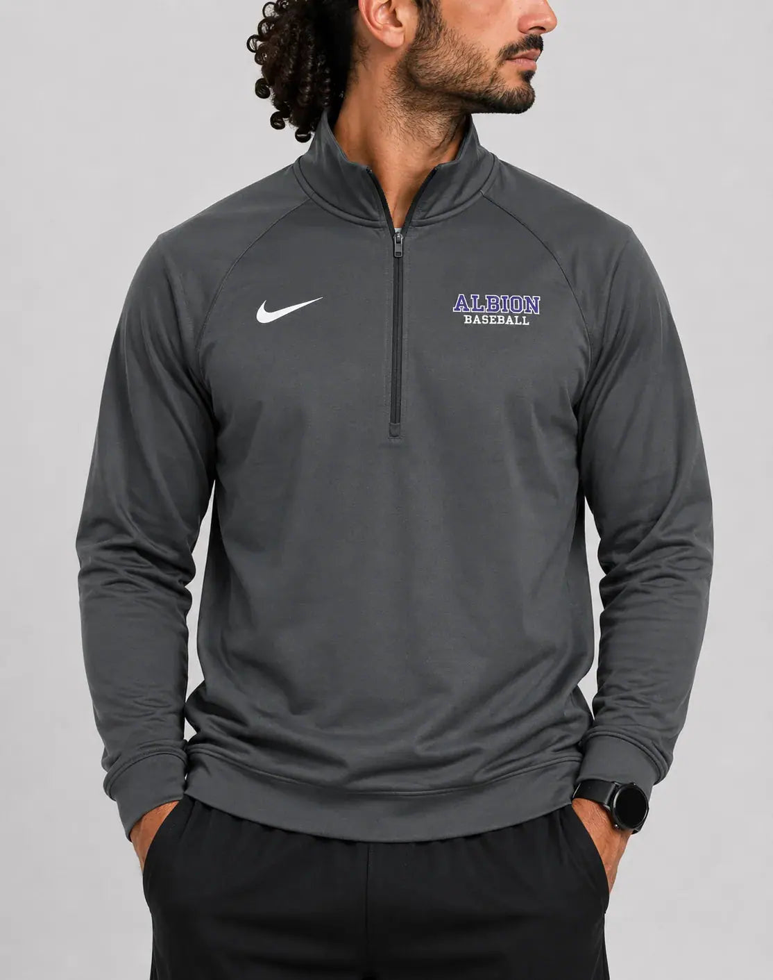 Nike Men Cotton Fleece Gray Sweatshirt L – Preloved Labels