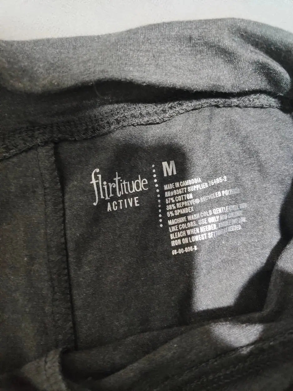 Flirtitude Women Gray Sport Tights – Preloved Labels (view 3)