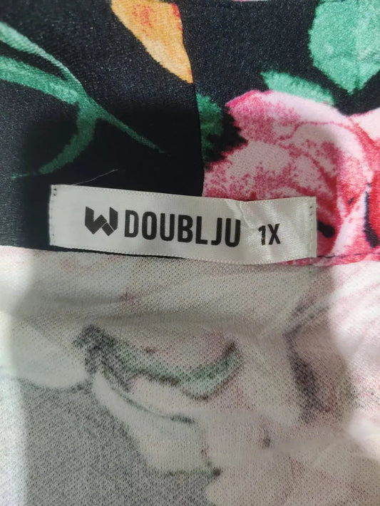 Doublju Women Black Floral Sweater XL – Preloved Labels (view 2)