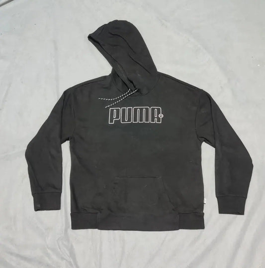 Puma Women Cotton Fleece Black Hoodie S – Preloved Labels (view 2)