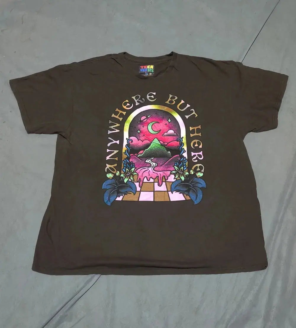 Teen Hearts Men Cotton Brown T Shirt S – Preloved Labels (view 2)