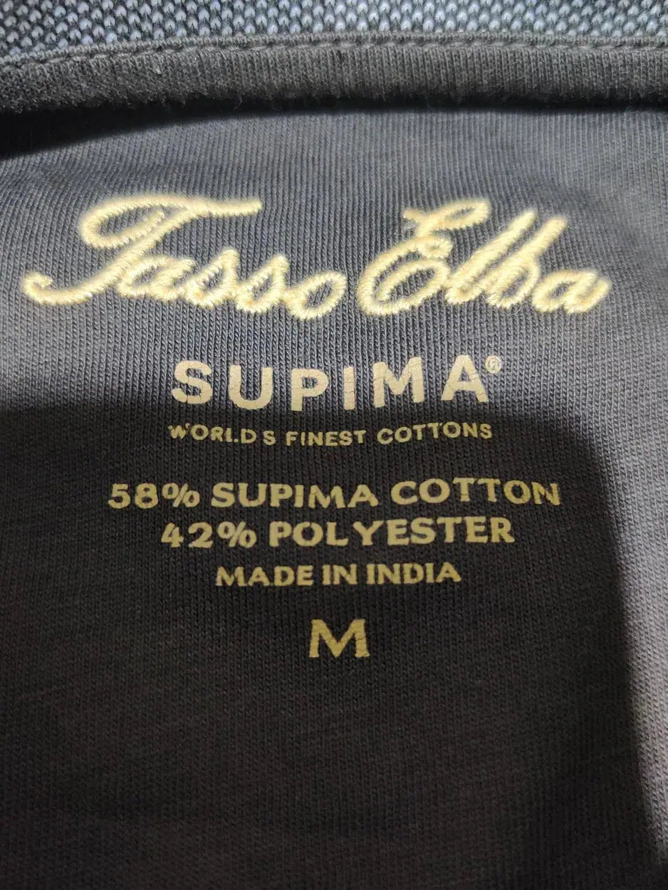 Fasso Elba Men Sport Gray Polo T Shirt M – Preloved Labels (view 3)