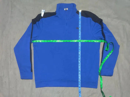 Puma Men Cotton Fleece Blue Sweatshirt 2XL – Preloved Labels (view 4)