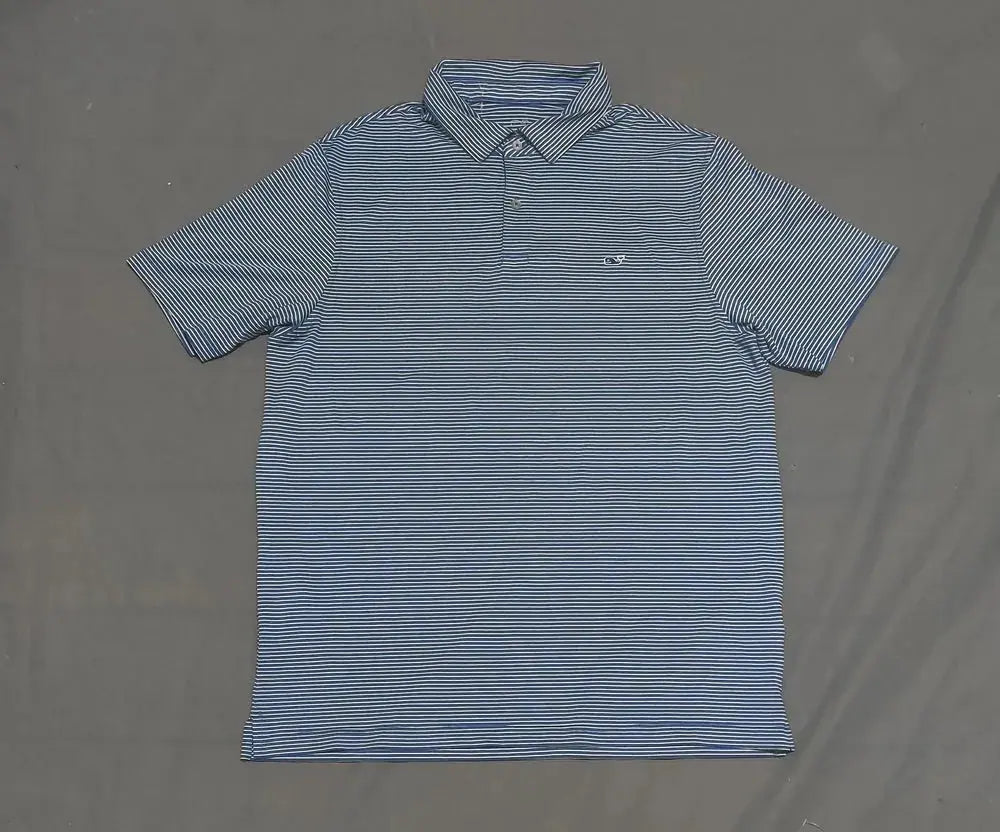 Vineyard Vines Men Sport Blue Polo T Shirt L – Preloved Labels (view 2)