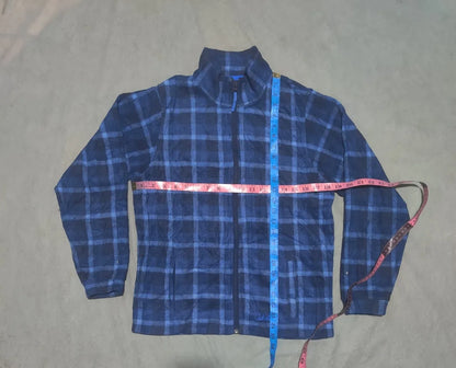 Cabela's Women Blue Checkered Zipper L – Preloved Labels (view 4)
