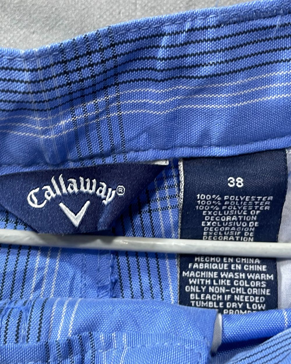 Callaway Blue Cotton Short For Men L - Preloved Labels