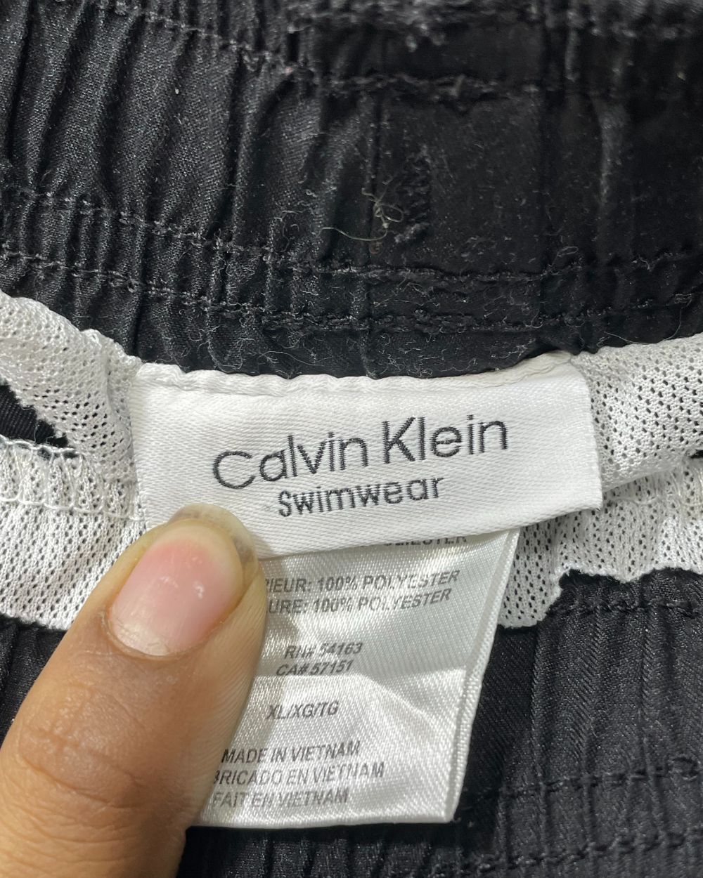 Calvin Klein Black Cotton Short For Men XL - Preloved Labels