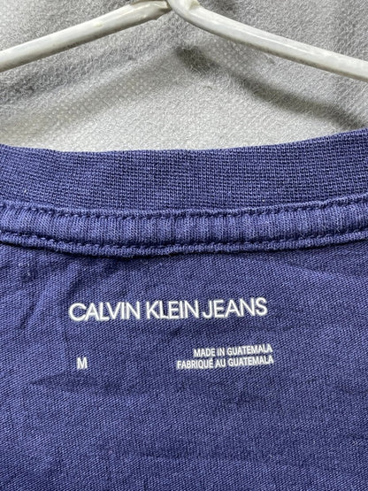 Calvin Klein Blue Cotton T Shirt For Men M - Preloved Labels