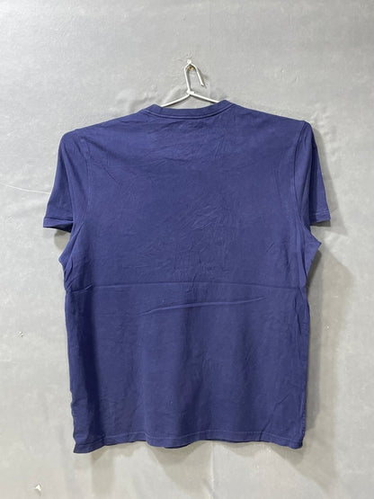 Calvin Klein Blue Cotton T Shirt For Men M - Preloved Labels