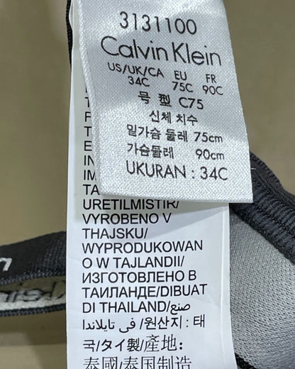 Calvin Klein Gray Bra For Women Medium - Preloved Labels