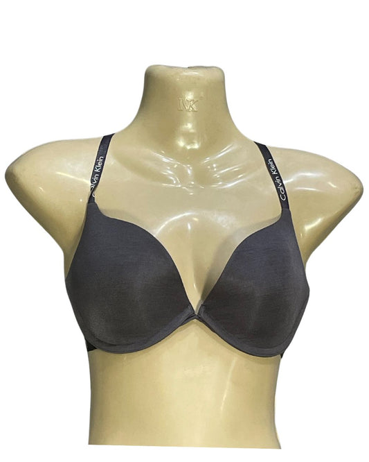 Calvin Klein Gray Bra For Women Medium - Preloved Labels