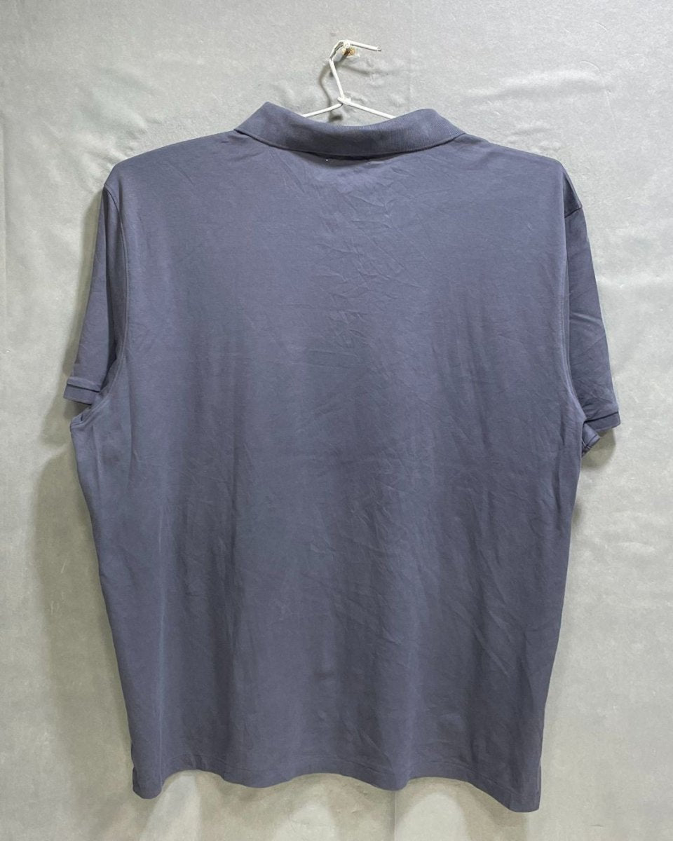 Calvin Klein Gray Cotton Jersey Polo T Shirt For Men X Large - Preloved Labels